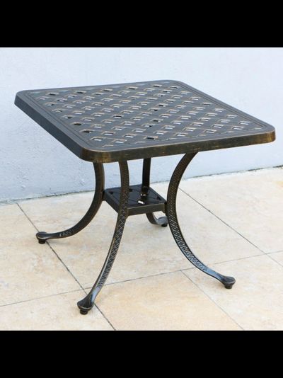 Кофейный комплект мебели из литого алюминия