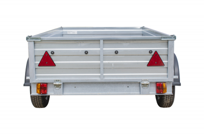 Прицеп двухосный РУСИЧ 253Д / 2440 х 1220 мм / 750 кг / оцинкованный