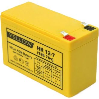 Аккумулятор AGM HR 12-7 (12В/7 Ач) Yellow