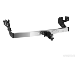 Фаркоп с нерж. накладкой Changan Hunter Plus 2023- PT Group быстросъёмный под квадрат