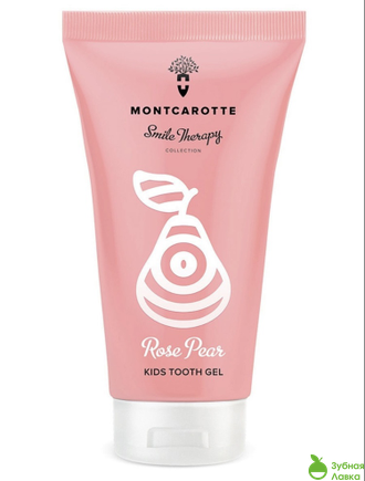 ЗУБНОЙ ГЕЛЬ MONTCAROTTE KIDS TOOTH GEL СО ВКУСОМ РОЗОВАЯ ГРУША