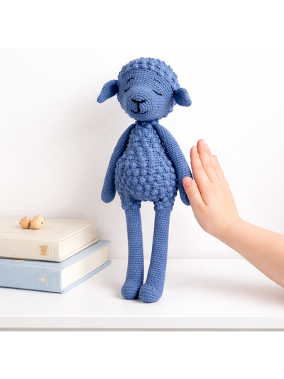 Ортяша, брендовый вязаный барашек ручной работы