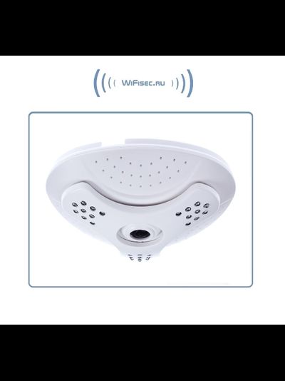 Потолочная панорамная WiFI/LAN видеокамера с углом обзора 360 градусов, Full HD 2  Мр (XMeye)