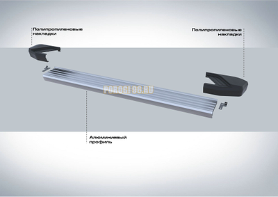 Пороги на Peugeot  4007 (2007-2012-…) Start