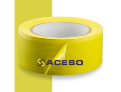 Желтая лента 50 мм рулон 33 метра  контрастная для разметки ступеней, полов, дверей