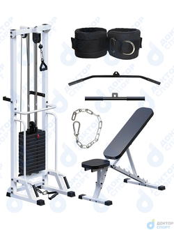 "Тонус" 60/80/100 кг со скамьей (опция: с турником)