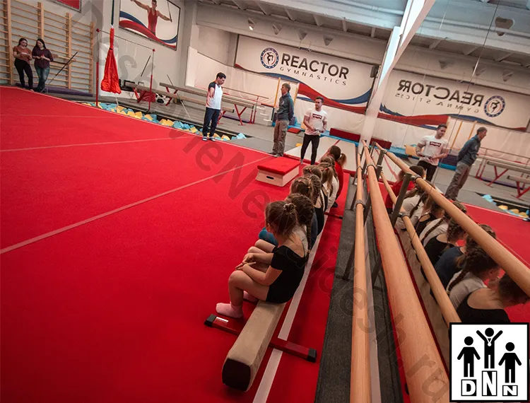 Помост гимнастический на пружинной основе. Томск,  Реактор