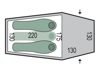 Палатка трехместная PINGUIN Summit 3