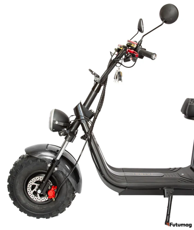 Электроскутер IKINGI X7 PRO OFF-ROAD Карбон