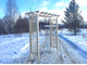 Арка деревянная садовая для роз