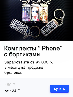 Комплекты заготовок с бортиками «iPhone»