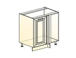 Кухонный Шкаф "АТЛАНТА" "ШКАФ РАБОЧИЙ ПОД МОЙКУ УГЛ. L800 (1 ДВ. ГЛ.)" (ЭМАЛЬ)