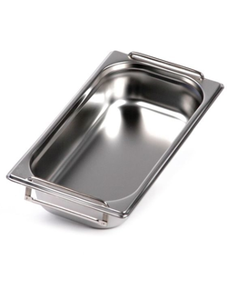 Гастроёмкость с ручками, 1/3-40, нержавеющая сталь