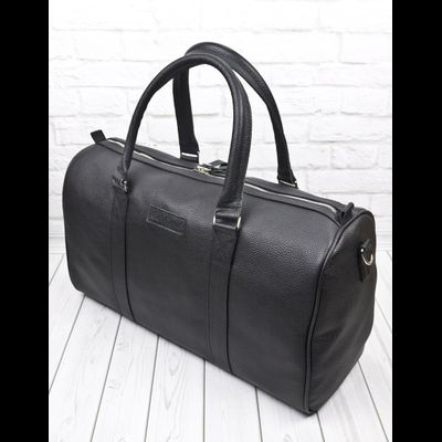 Кожаная дорожная сумка Noffo black (арт. 4018-01)