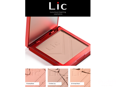 LIC Матовые румяна для лица Matte blush Тон 12 Velvet Lily 13 гр