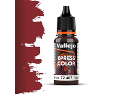 Vallejo: Краска акриловая Xpress Color 72.407 "Velvet Red"