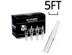 (УЦЕНКА) ПЛАСТИКОВЫЕ НАКОНЕЧНИКИ ПРОЗРАЧНЫЕ -  5FT (5 ШТ.)