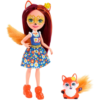 Enchantimals Кукла Фелисити Лис и Флик FXM71