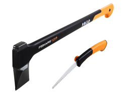 Топор-колун Х25 + пила Fiskars 122487