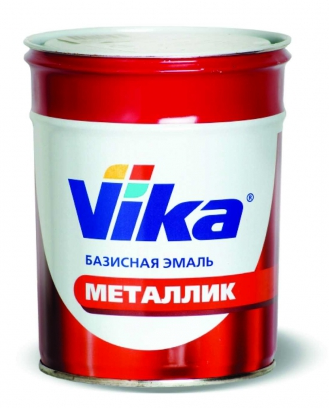 Эмаль VIKA- металлик БАЗОВАЯ Красно-коричневая 8011 (0,9)