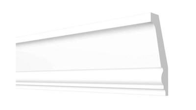 Потолочный плинтус DECOR-DIZAYN DD24, из дюрополимера, под покраску, ударопрочный, 2 метра