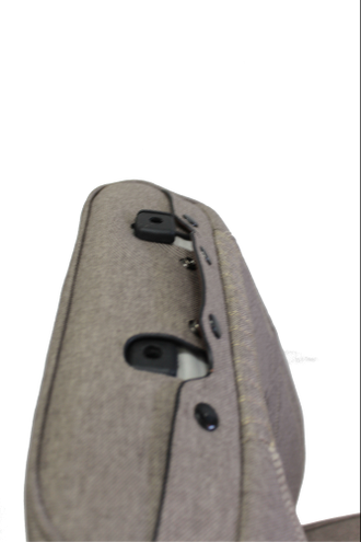 Чехлы - накидки S-19 серый (ЛЕН с гречишной лузгой) комплект