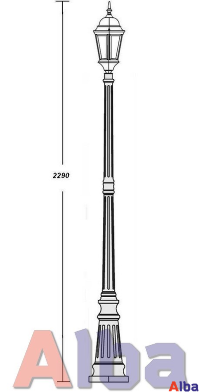Садово парковый светильник Astoria 409