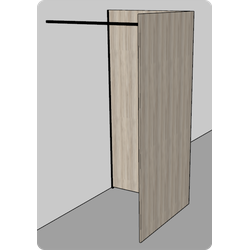 Угловая примерочная "Comfort Corner" из ЛДСП