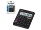 Калькулятор настольный CASIO MJ-120DPLUS-W, КОМПАКТНЫЙ (148х126 мм), 12 разрядов, двойное питание, черный, MJ-120DPLUS-W-E