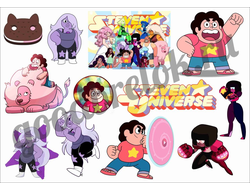 Наборы наклеек "Вселенная Стивена, Steven Universe"