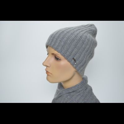 Шапка бини Vizio 203 CY серая
