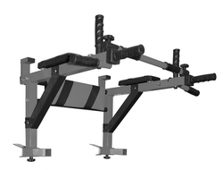 Турник-брусья с подвесом для штанги "Антарес"