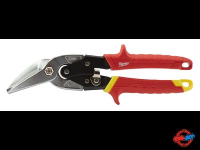 Ножницы изогнутые для резки металла Milwaukee прямой рез 48224532