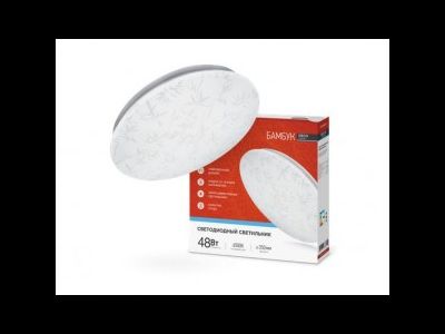 Светильник светодиодный ASD/inHome 48W(3120lm) 6500К 6K 350x55 IP40 DECO БАМБУК 8605