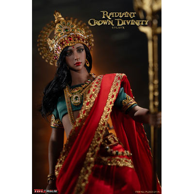 Индийская красавица в красном - Коллекционная ФИГУРКА 1/6 scale Radiant Crown Divinity Golden (PL2023-211A) - TBLeague