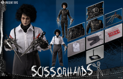 Эдвард Руки-Ножницы (Джонни Депп, Edward Scissorhands) - КОЛЛЕКЦИОННАЯ ФИГУРКА 1/6 Scissorhands (PT-sp52) - PRESENT TOYS