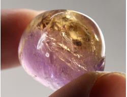 Аметрин, галтовка, Боливия (23*21*18 мм, 13,2 г) №38334