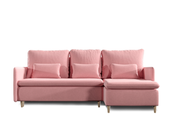 Диван-кровать Fresh, коллекция Фреш, правый розовый