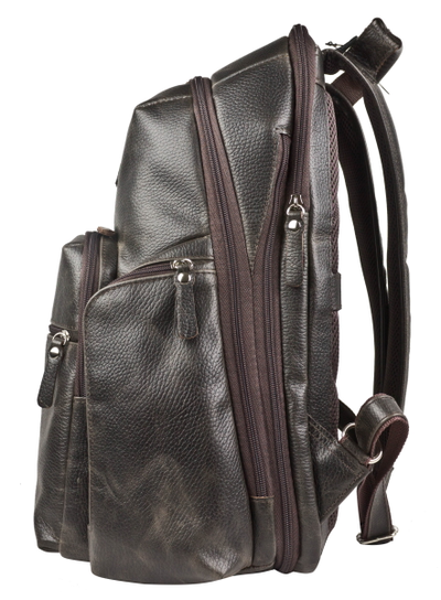 Кожаный рюкзак Bertario brown (арт. 3102-04)