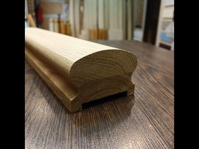 Поручень из дуба 65х48 (выборка 42х5) д/л