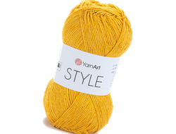 Ярнарт Стиль (YarnArt style) пряжа цвет 657 желтый