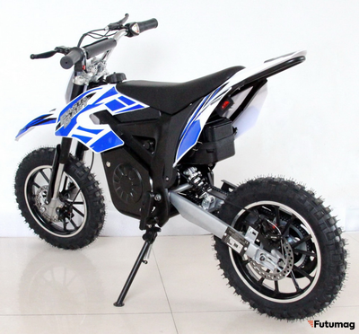 Электромотоцикл GreenCamel Питбайк DB300, 36V 800W R10 быстросъемная батарея синий