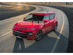 Пороги на Kia Soul (2019-...) Black-Premium