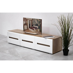 Наоми Тумба ТБ-17 (1802*408*460мм), дуб каньон/белый глянец