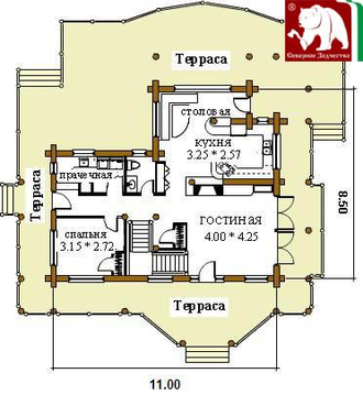 Проект 3-32, 155 кв.м., 8,5*11