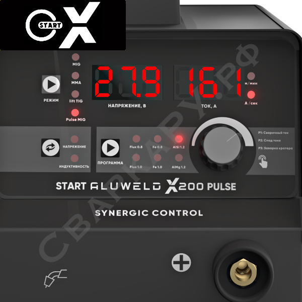 Полуавтомат для MIG/MAG сварки Старт Aluweld X200 Pulse Synergic
