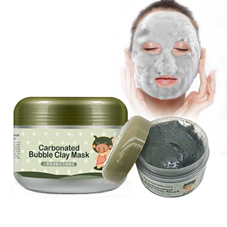 Кислородная, пузырьковая, карбонатная, очищающая Маска для лица Skin Care Carbonated Bubble Clay Mask BIOAQUA - 100г.