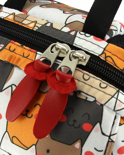 Рюкзак с одной лямкой - сумка на грудь Optimum XXL RL, котики