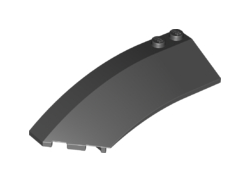 Wedge 8 x 3 x 2 Open Left, Black (41750 / 4160738 / 4195702 / 4205271 / 4286971 / 6185621 / 6271277)