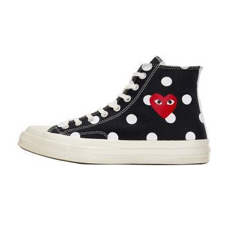 Кеды Converse Comme des GARÇONS черные в горошек женские